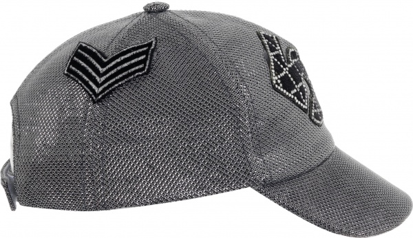 Кепка для девочек Pampona 21 L 19 р.50 серебряный 