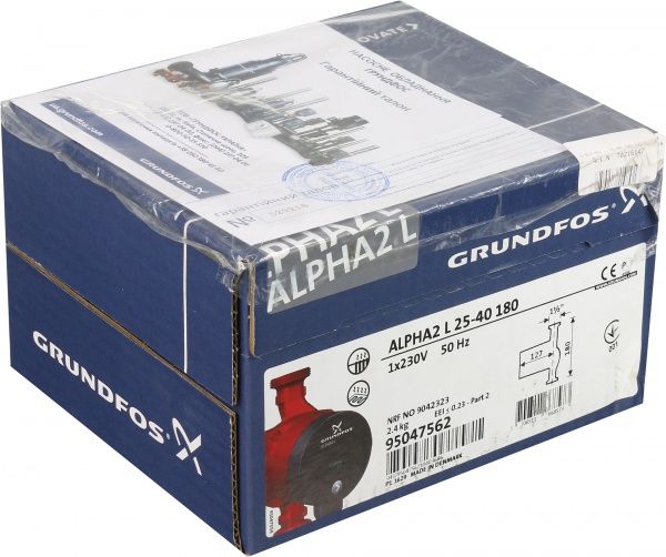 Циркуляційний насос Grundfos ALPHA2 L 25-40 180