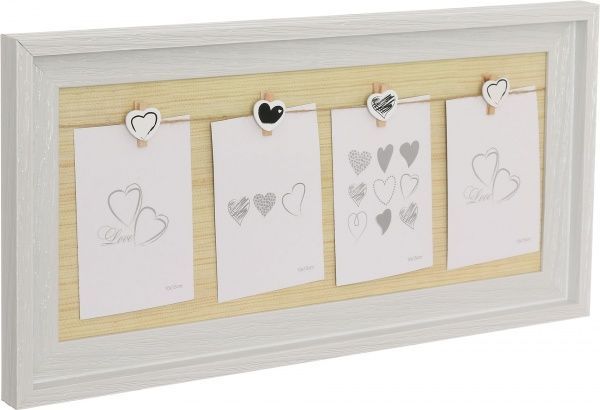 Коллаж с прищепкой на 4 фото 10x15 см 