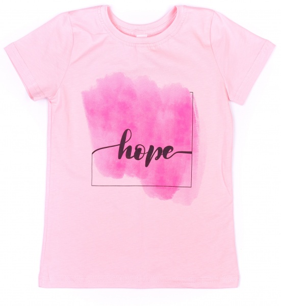 Футболка для девочек Luna Kids Hope р.164 розовый 