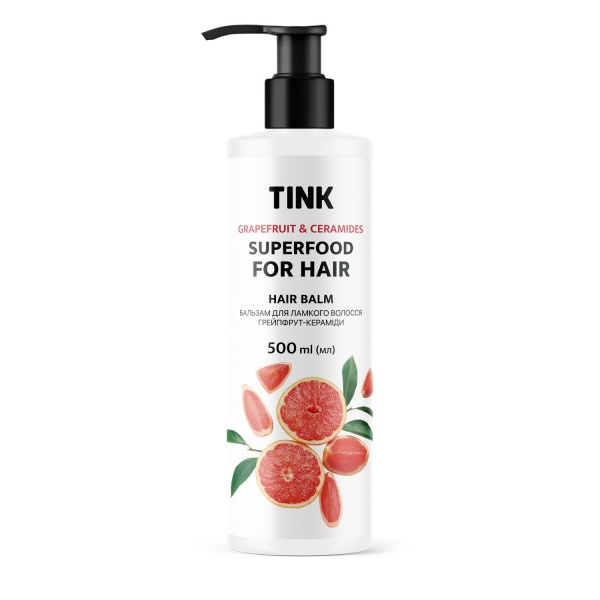 Бальзам Tink Superfood for hair Грейпфрут-Кераміди 500 мл