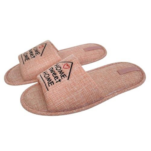 Тапки домашние Twins HS-VL (арт.300) с вышивкой 9023 р.38/39 персиковый 