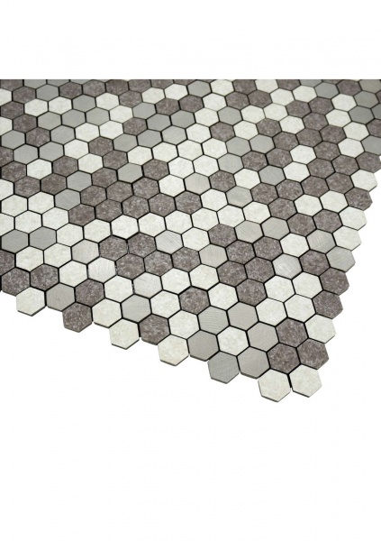 Декоративная панель EMERGO самоклеющая Шестиугольник Бронза Home Inspire(1шт.=0,094248кв.м.) самоклеюча 