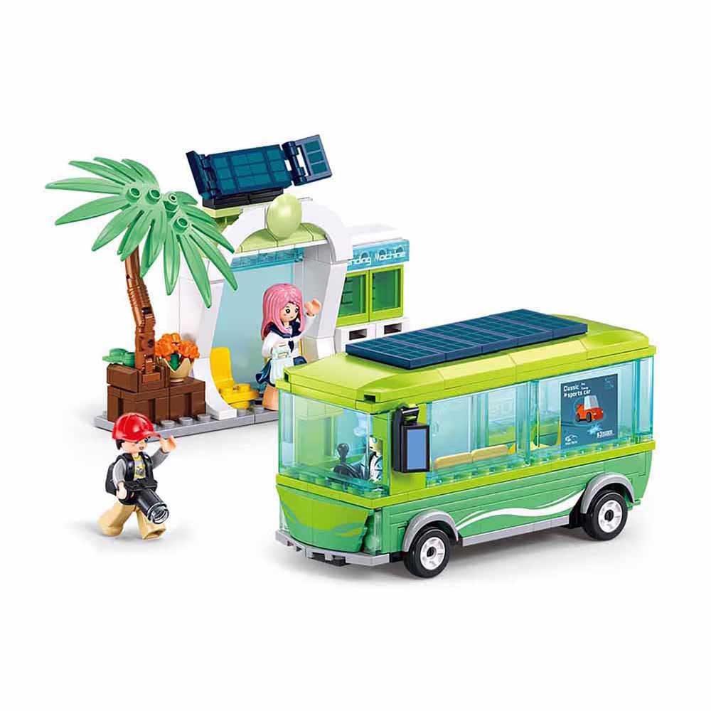 Конструктор Sluban Metropolis Новий електричний автобус M38-B1261