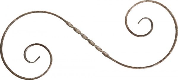 Завиток симетричний скручений 500х210 мм 02.075.01К