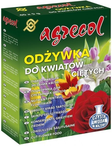 Добриво мінеральне Agrecol для зрізаних квітів 40х5 г