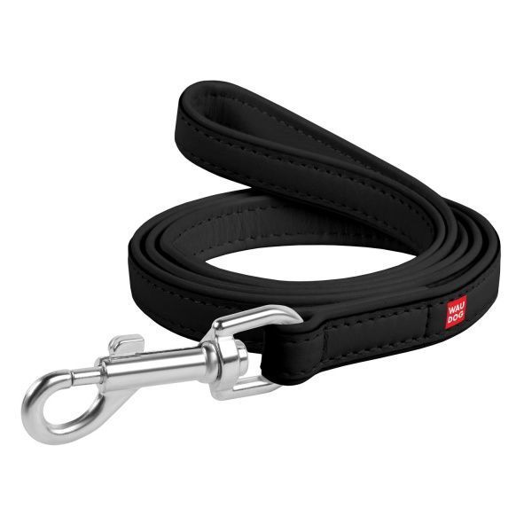 Поводок WAUDOG Design 2,5х122 см черный
