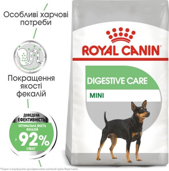 Корм Royal Canin для собак MINI DIGESTIVE CARE (Мини Дайджестив Кер), 1 кг