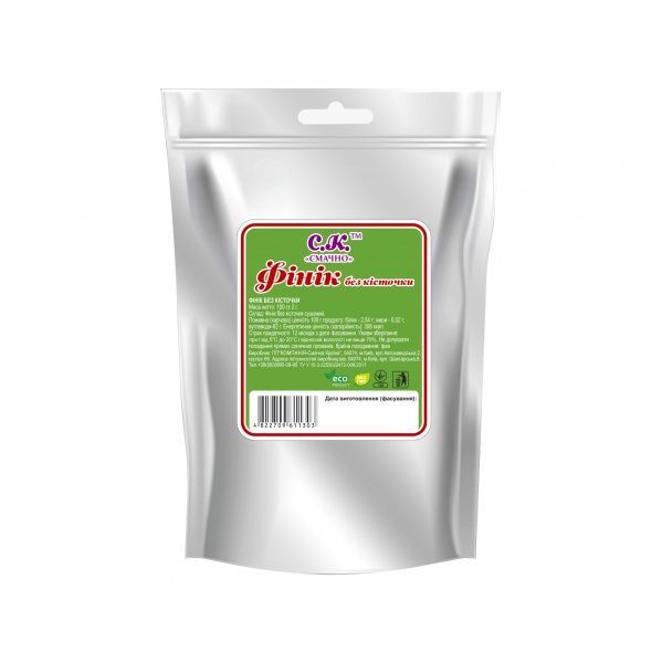 Фініки Смачно без кісточки 100 г 