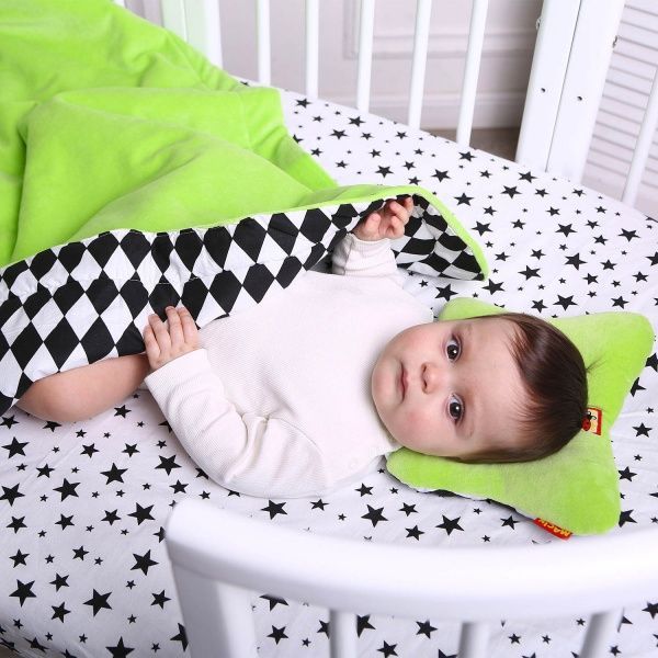 Комплект постільної білизни Bed Set Newborn Масік зелений MC 110512-08 