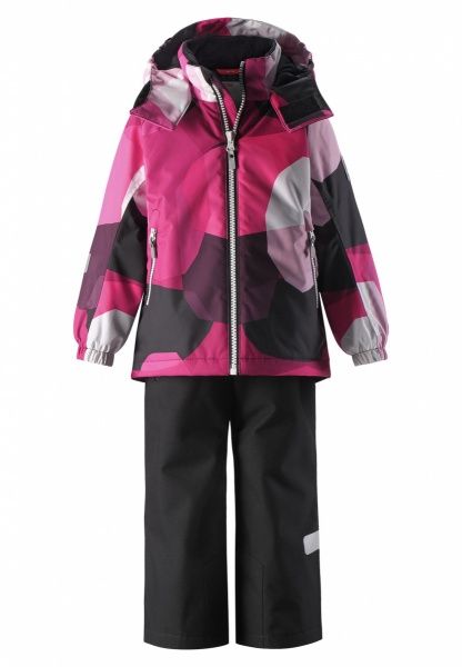 Костюм гірськолижний Reima Hamara 523127-4656 134 малиново-чорний