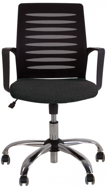 Кресло Nowy Styl WEBSTAR GTP BLACK TILT CHR61 P OH/5 ZT-24 черно-серый 