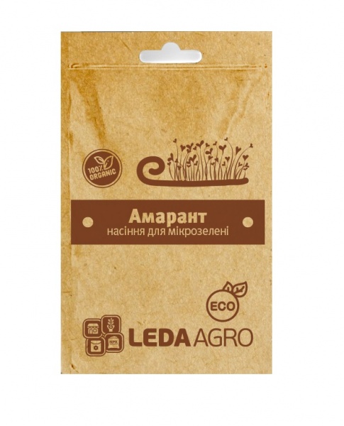 Набір для вирощування мікрозелені LedaAgro амарант 5 г (4820119797501)