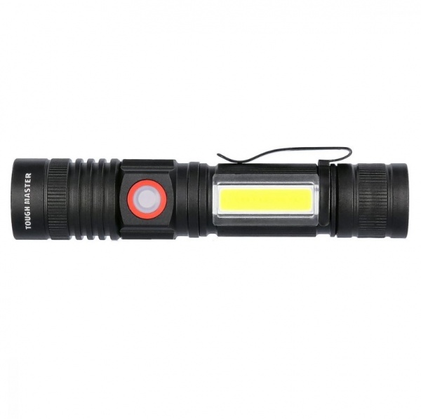 Фонарь Tough Master USB 300 lm TM-LMF300 черный