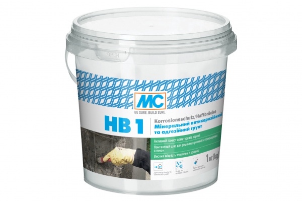 Ремонтная смесь MC-Bauchemie минеральная антикоррозионная и адгезионная НВ1 1кг 