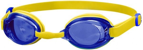 Очки для плавания Speedo 8-09298B567 Jet JU 8-09298B567 one size желтыйголубой