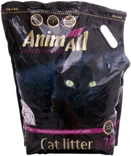 Наполнитель для кошачьего туалета AnimALL Фиолетовый Аметист 7,6 л