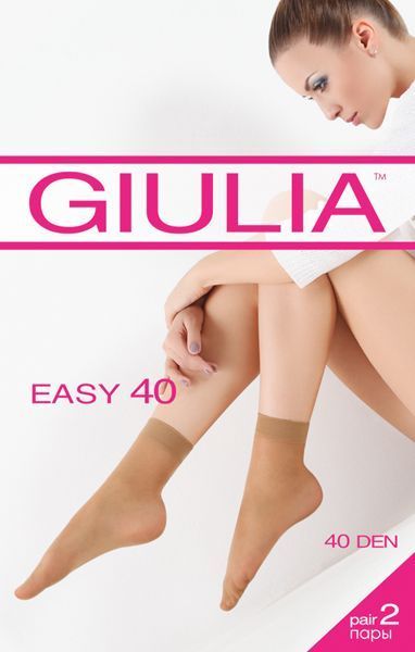 Носки женские Giulia Easy Top Comfort р. one size 40 den карамель 2 пар 