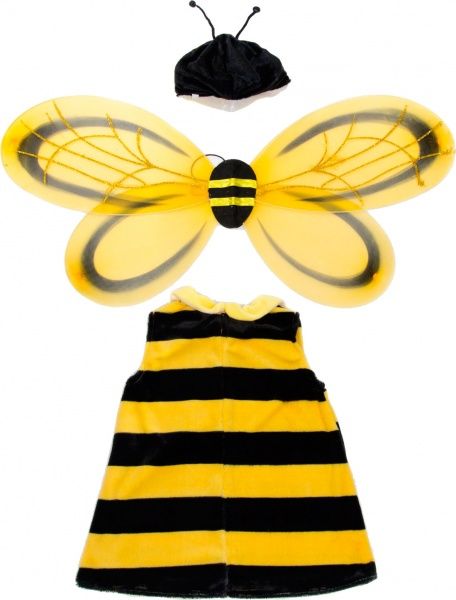 Костюм карнавальний КАРНАВАЛІЯ Бджілка р.122 чорний із жовтим 89047 