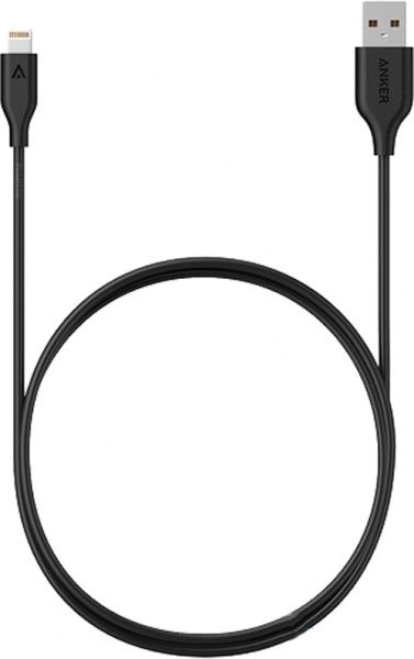 Кабель Anker Lightning – USB 0,9 м чорний Powerline Lightning V3 