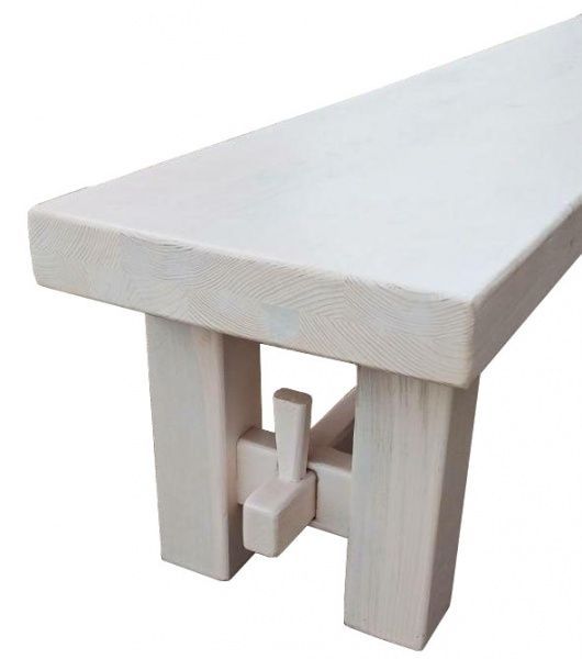 Лавка садовая брус прямой 2 м 