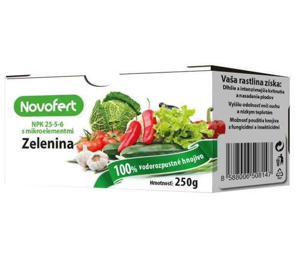 Добриво Novofert Zelenina для овочів 250 г