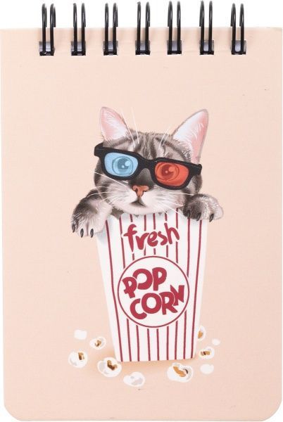 Блокнот Сучасні коти у кіно 10,5x7,5 см