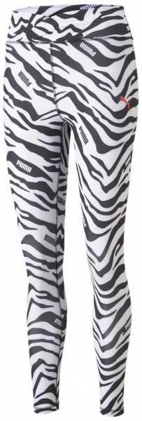 Лосины Puma Modern Sports 7 8 AOP Tights 85591002 р.S черно-белый