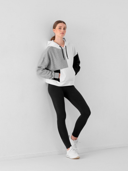 Джемпер 4F H4Z21-BLD022-10S р. XL біло-сірий