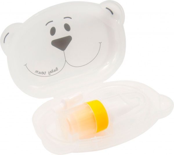 Аспиратор Baby Team с трубочкой 0+ (7003)