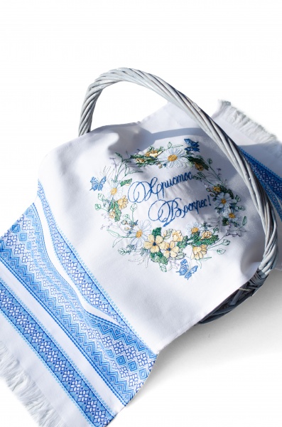 Полотенце 463-21/00 , р.0,80х0,32, синий 32x80 см Эдельвика голубой 