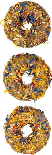 Корм SPECIAL ONE пончики «Волошка, календула, ромашка» для декоративних гризунів 50 г PR242519