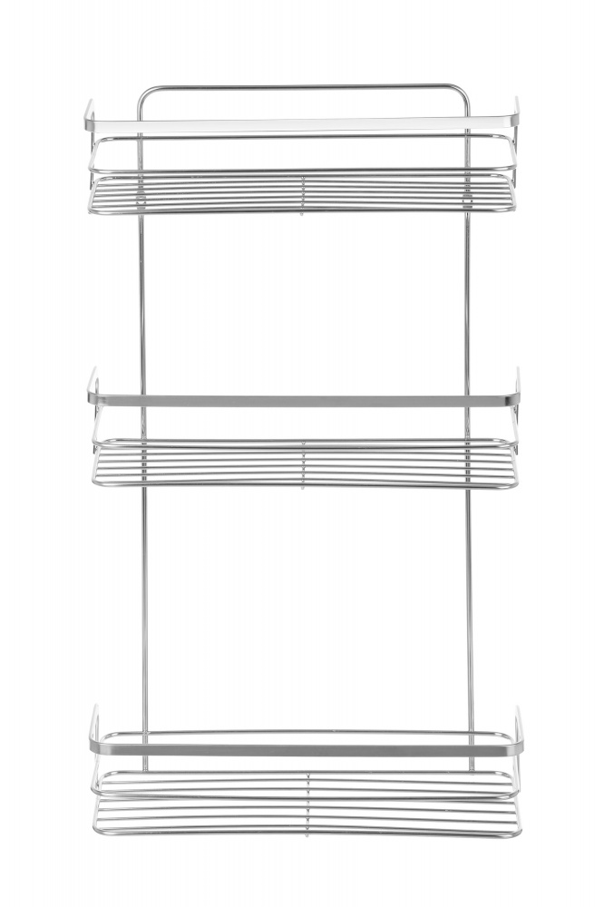 Полиця для ванної VOLVER прямокутна 3-ярусна НС 42723