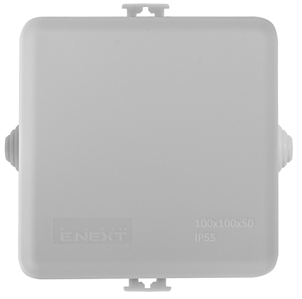 Коробка розподільча E.NEXT e.db.stand.100.100.50u поліпропілен s027041