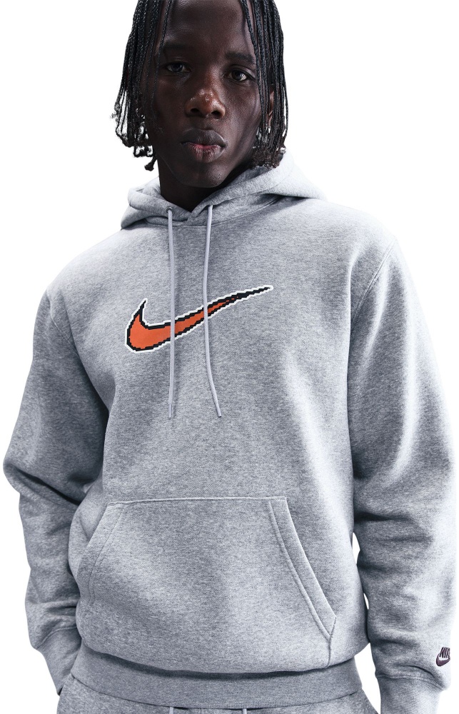 Джемпер Nike M NK Club BB HDY Neo VarSIty HV0854-063 р.S сірий