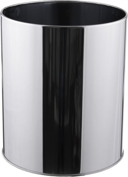 Урна EforMetal офісна 10 л срібний 445b