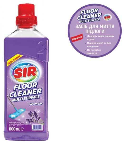 Засіб SIR для миття підлоги Лаванда 1л
