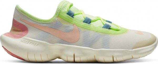 Кроссовки Nike WMNS FREE RN 5.0 2020 CJ0270-101 р.US 7 бежевый