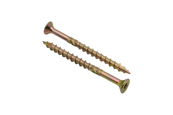 Шуруп конструкционный 8x100 мм желтый цинк вес Expert Fix