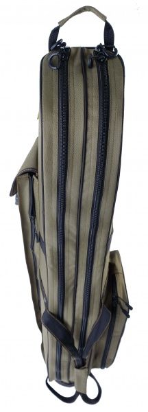 Чехол для удилища KENT&AVER двухсекционный полужесткий №2 зеленый 135 см