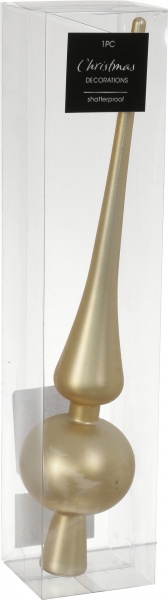 Верхівка для ялинки CAN208310 глянцева d60 мм в асортименті 