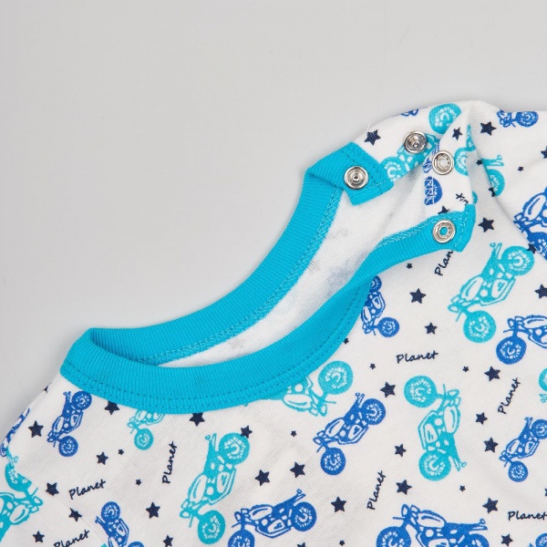 Кофта для мальчика ЛяЛя 3БК003-1 р.80 голубой 2-033 