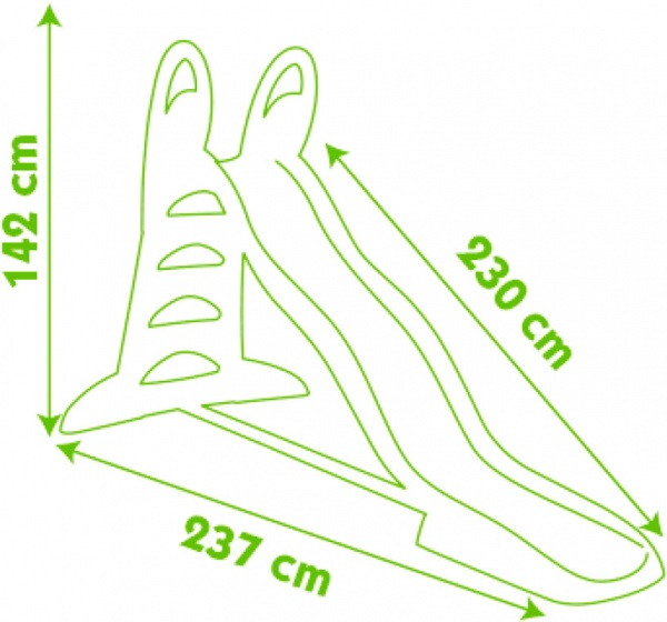 Горка детская Smoby с водным эффектом 310261