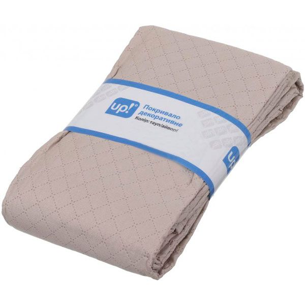 Покривало Underprice тауп/айворі 220x240 см