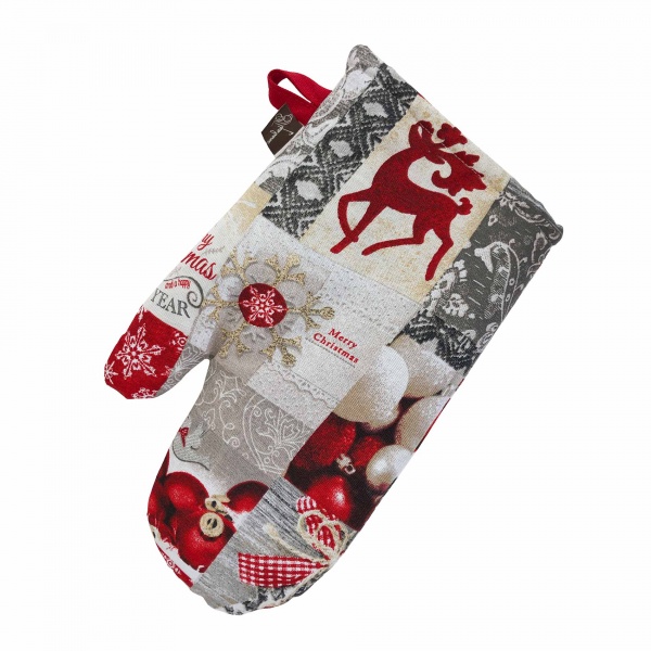 Рукавица Holiday 16x36 см красный Прованс 