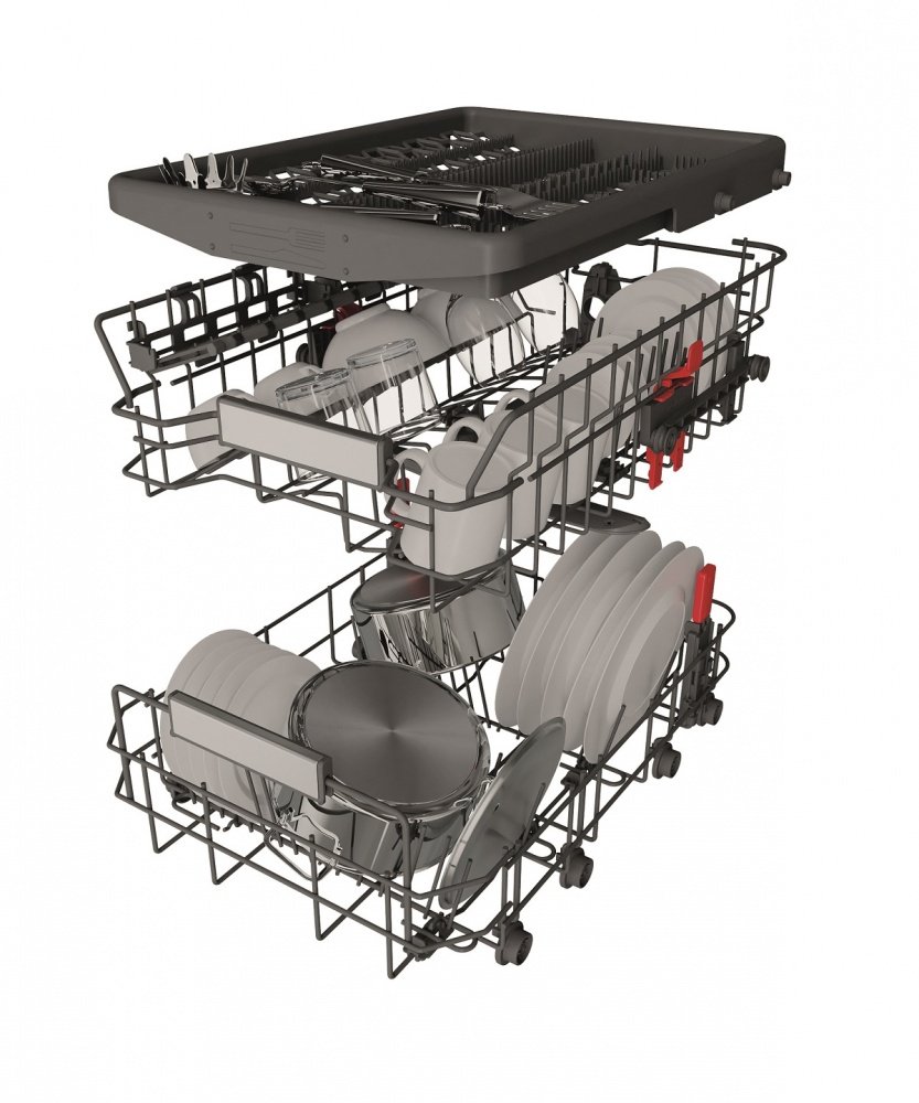 Встраиваемая посудомоечная машина Whirlpool WSIO 3O34 PFE X