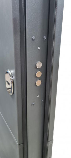 Дверь входная Булат Elegant 703 грей 2050x950 мм правая