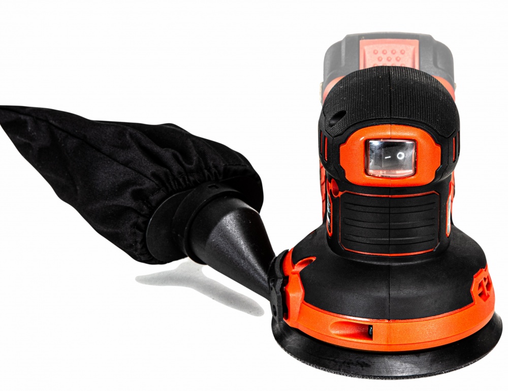 Шліфмашина ексцентрикова GTM OSC18/125BL_BARE TOOL