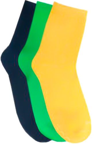 Комплект шкарпеток Duna 1075 р.18–20 зелений темно-синій жовтий 