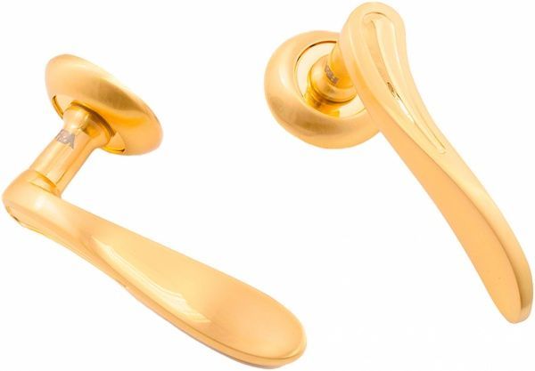 Ручка на розетке RDA 59022 Etro полированная латунь